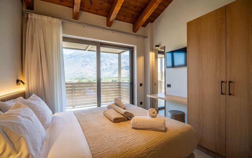 Villa Zen Chrysi: soveværelse