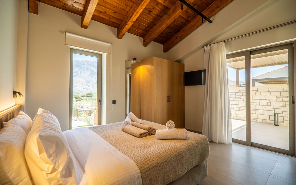 Villa Zen Chrysi: soveværelse