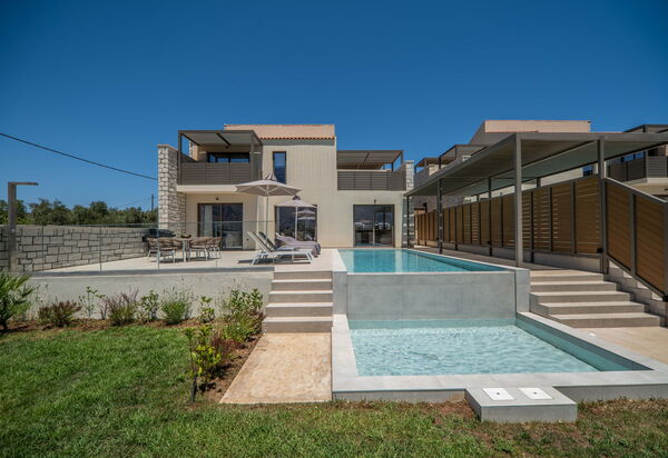 Villa Zen Aphrodite: Have, pool, Udendørs, Udvendige