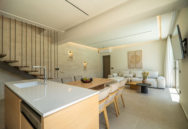 Villa Zen Aphrodite: Frokostlokale, Stue