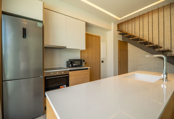 Villa Zen Hephaistos: Køkken