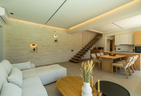 Villa Zen Hera: Frokostlokale, Køkken, Stue