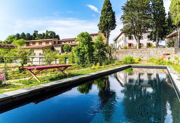 Villa Tenuta Casenuove: bassin, Extérieur, Extérieurs, Jardin