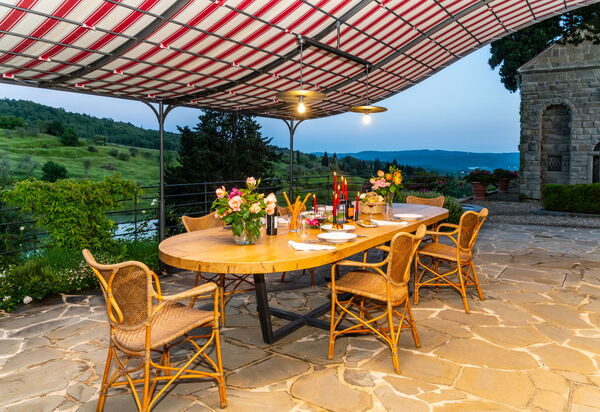 Villa Tenuta Casenuove: Balcon / Terrasse / Patio, Extérieur, Extérieurs, Vues