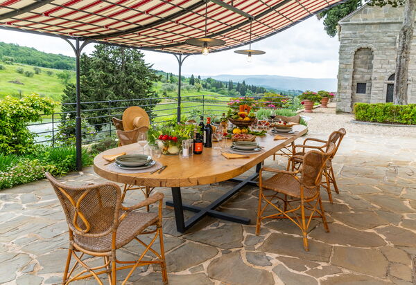 Villa Tenuta Casenuove: Balcon / Terrasse / Patio, Extérieur, Extérieurs, Vues