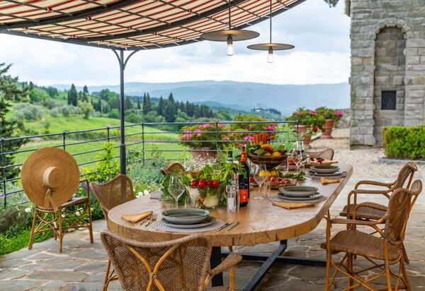 Villa Tenuta Casenuove: Balcon / Terrasse / Patio, Extérieur, Extérieurs, Vues