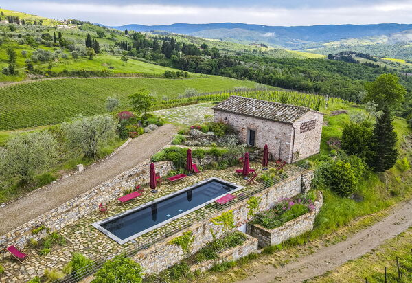 Villa Tenuta Casenuove: bassin, Vues