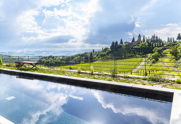 Villa Tenuta Casenuove: bassin, Extérieur, Extérieurs, Jardin, Vues