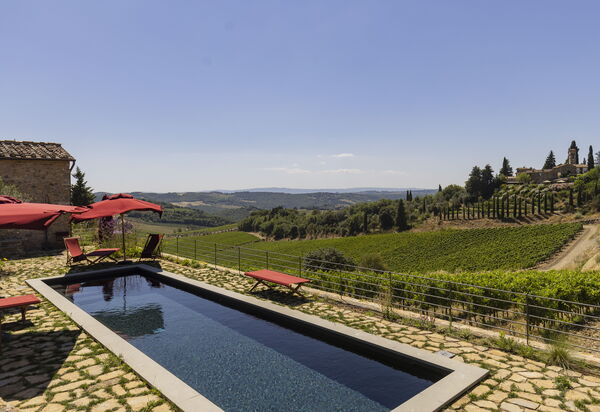 Villa Tenuta Casenuove: bassin, Extérieur, Extérieurs, Jardin, Vues