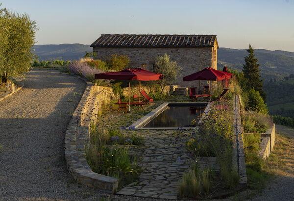 Villa Tenuta Casenuove: bassin, Extérieur, Extérieurs, Jardin