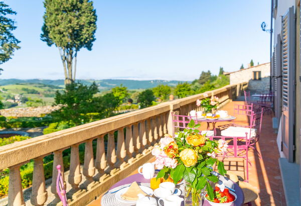 Villa Tenuta Casenuove: Balcon / Terrasse / Patio, Extérieur, Extérieurs, Vues