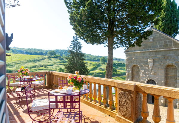 Villa Tenuta Casenuove: Balcon / Terrasse / Patio, Extérieur, Extérieurs, Vues
