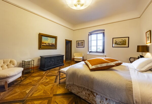 Villa Tenuta Casenuove: chambre à coucher
