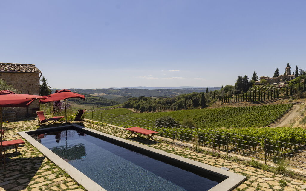 Villa Tenuta Casenuove: Buitenkanten, Buitenshuis, Keer bekeken, Tuin, zwembad