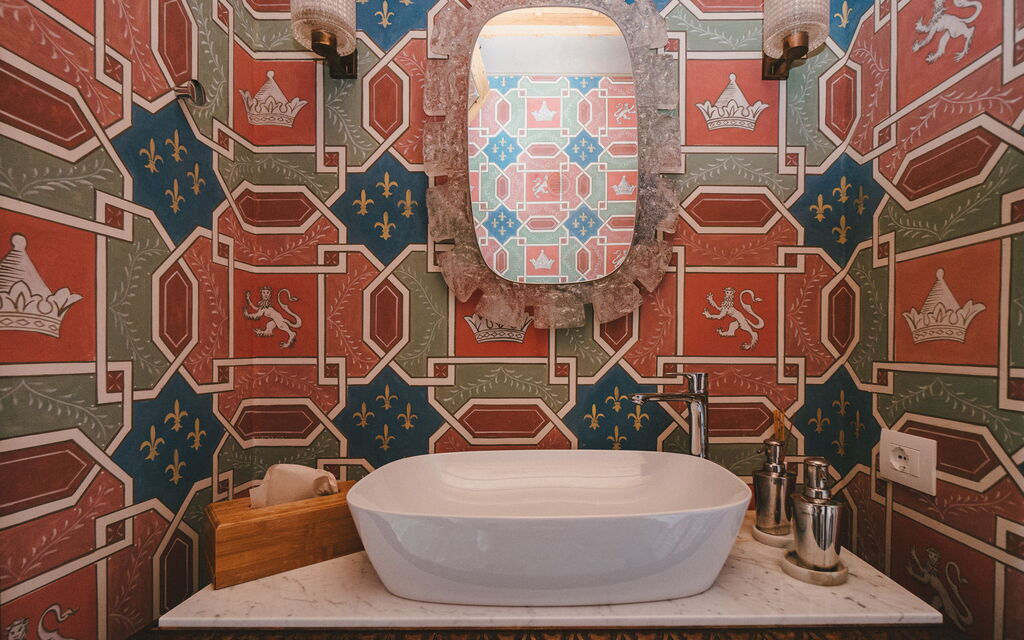 Villa Tenuta Casenuove: Badkamer