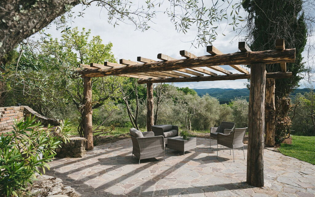 Podere Lupinati: Außen, Balkon / Terrasse / Patio, Draussen