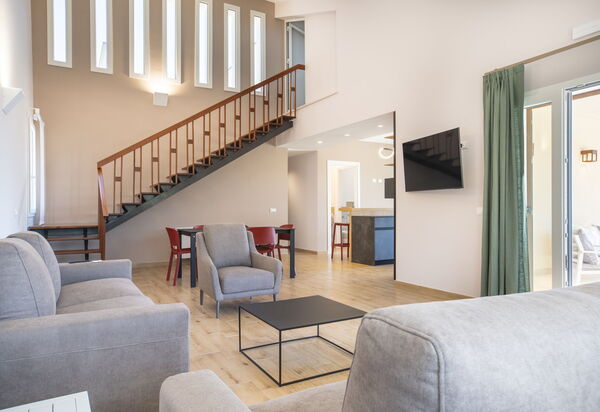 Villa Aversa: Esszimmer, Wohnzimmer