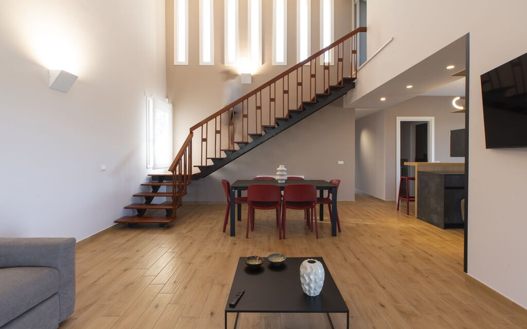 Villa Aversa: Sala da pranzo, Soggiorno