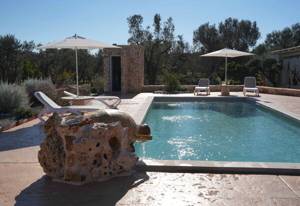 Trullo Samanta: Außen, Draussen, Schwimmbad