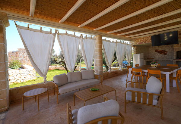 Trullo Samanta: Außen, Balkon / Terrasse / Patio, Draussen