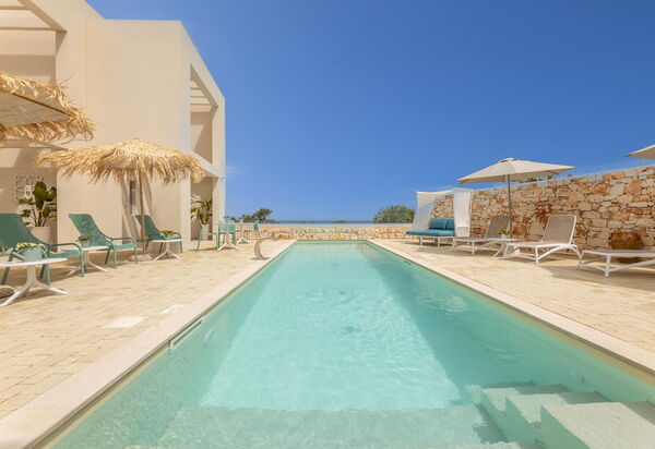 Villa Regina Sul Mare: бассейн, Открытый, Экстерьеры