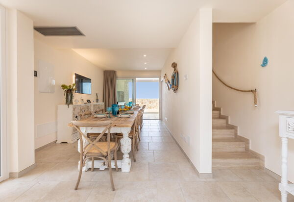 Villa Regina Sul Mare: Столовая