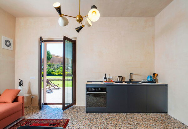 Dimora Spinazzella: Гостиная, Кухня