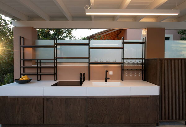 Villa Eleas Ikos: Balcony / Terrace / Patio, Building Exterior, Outdoor