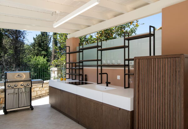 Villa Eleas Ikos: Balcony / Terrace / Patio, Building Exterior, Outdoor