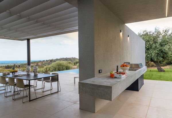 Villa Calypso: Балкон / Терраса / Патио, Открытый, Экстерьеры