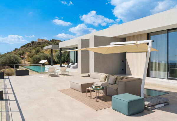 Villa Calypso: Балкон / Терраса / Патио, Открытый, Экстерьеры