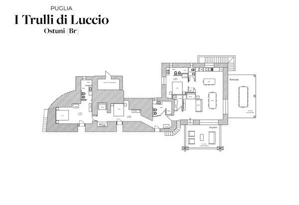 Trulli di Luccio: Planimetrie