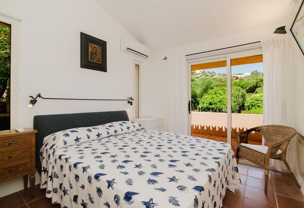 Villa Cala Serena: Спальня