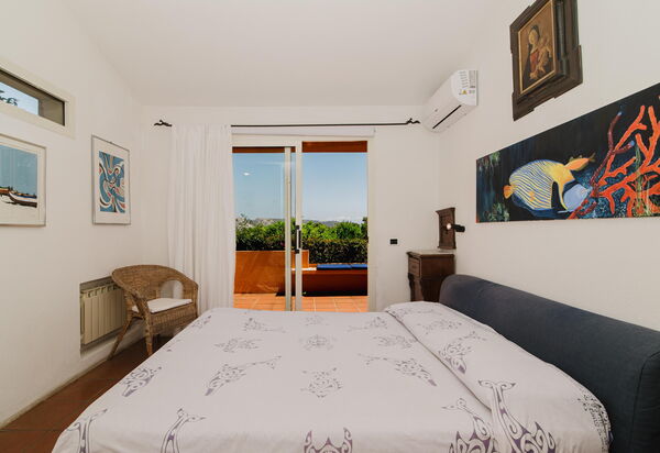 Villa Cala Serena: Спальня