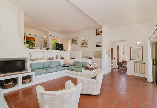 Villa Cala Serena: Гостиная