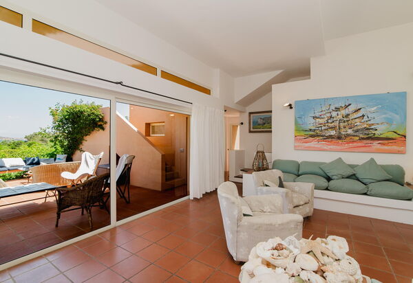 Villa Cala Serena: Гостиная