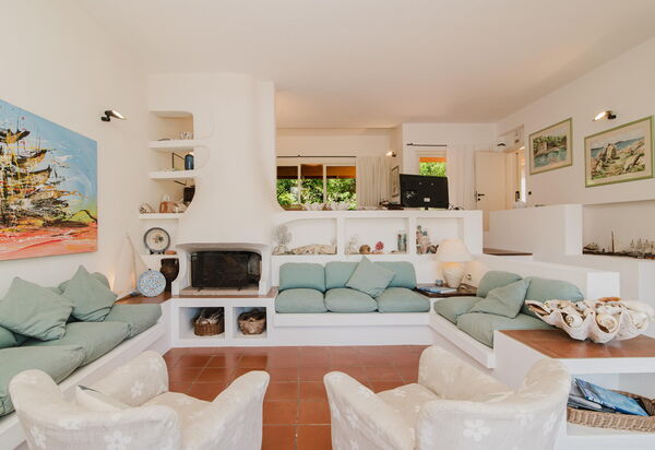 Villa Cala Serena: Гостиная