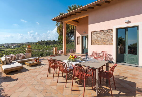 Villa Agrume: Außen, Balkon / Terrasse / Patio, Draussen