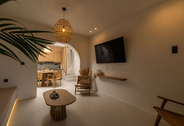 Lofos Horizon Villa: Living Room