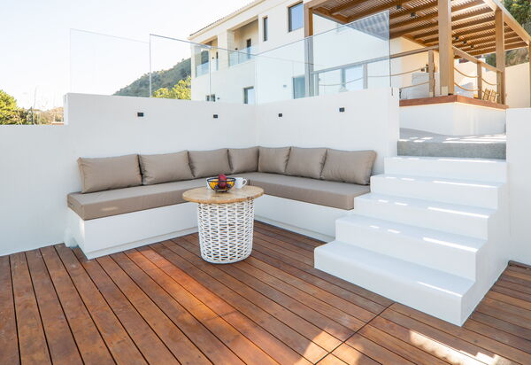 Lofos Horizon Villa: Balcony / Terrace / Patio, Building Exterior, Outdoor