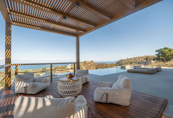 Lofos Horizon Villa: Balcony / Terrace / Patio, Building Exterior, Outdoor, Pool