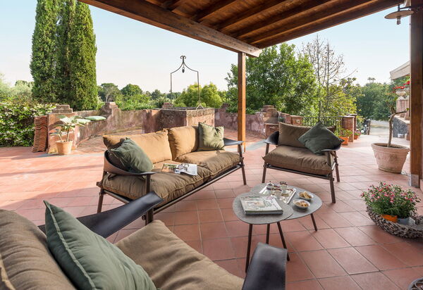 Villa Saracina: Außen, Balkon / Terrasse / Patio, Draussen