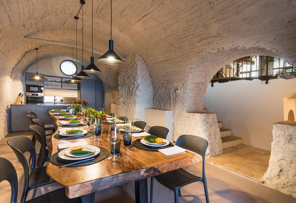 Villa Continella: Frokostlokale, Køkken