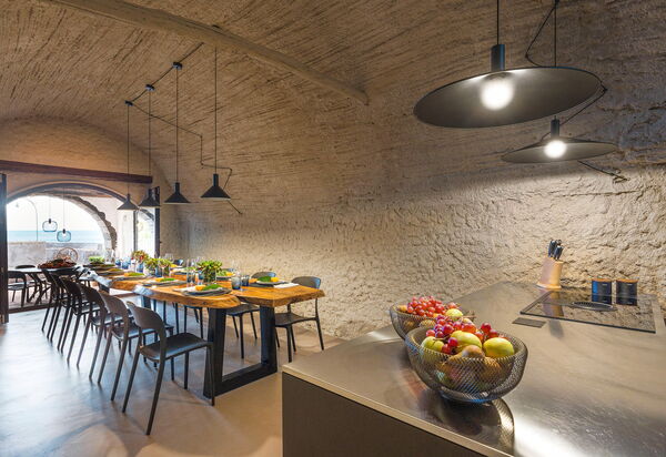 Villa Continella: Frokostlokale, Køkken