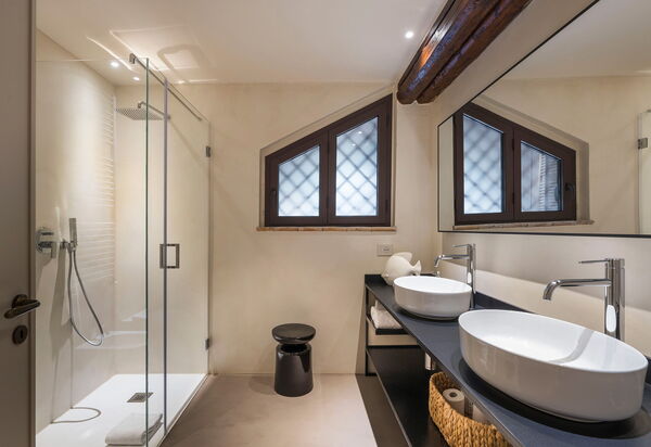 Villa Continella: Badeværelse