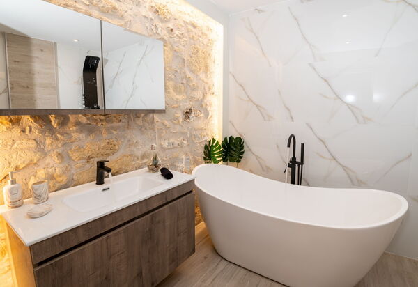 Villa Olympia: Badeværelse