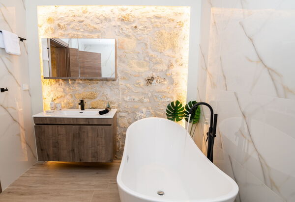 Villa Olympia: Badeværelse