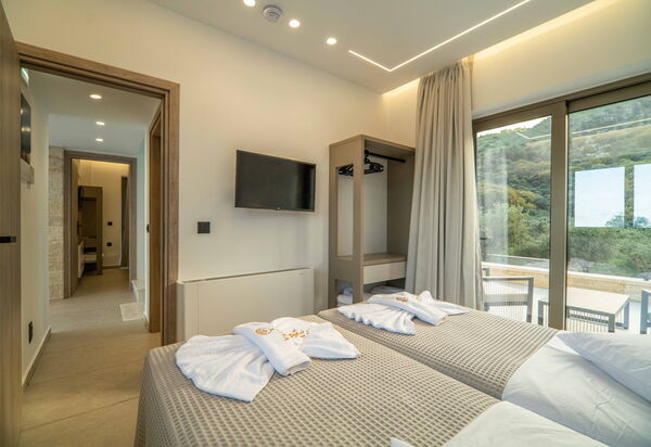 Villa Vasilissa: chambre à coucher