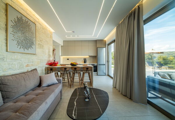 Villa Vasilissa: Living Room