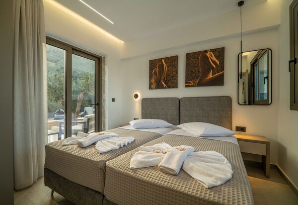 Villa Vasilissa: chambre à coucher